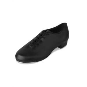 NEW LEO SHOES kids jazz tap shoes - medium in black